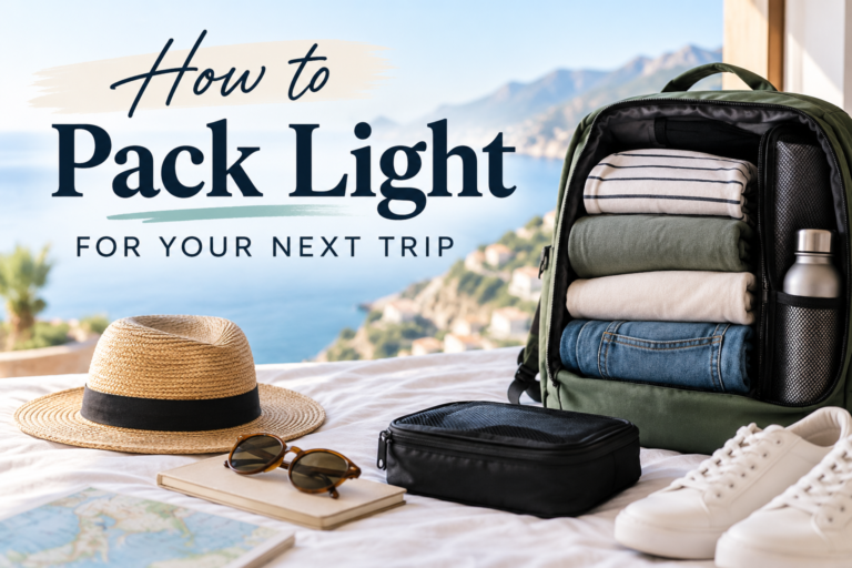 How to Pack Light for Your Next Trip: Leave the Excess Behind
