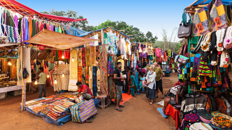Market stalls